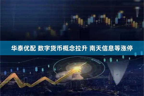 华泰优配 数字货币概念拉升 南天信息等涨停