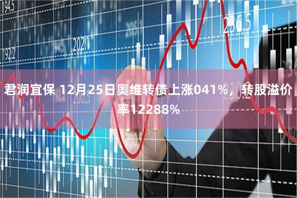 君润宜保 12月25日奥维转债上涨041%，转股溢价率12288%