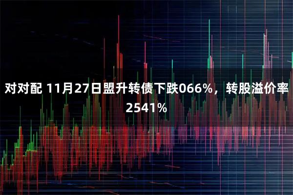 对对配 11月27日盟升转债下跌066%，转股溢价率2541%